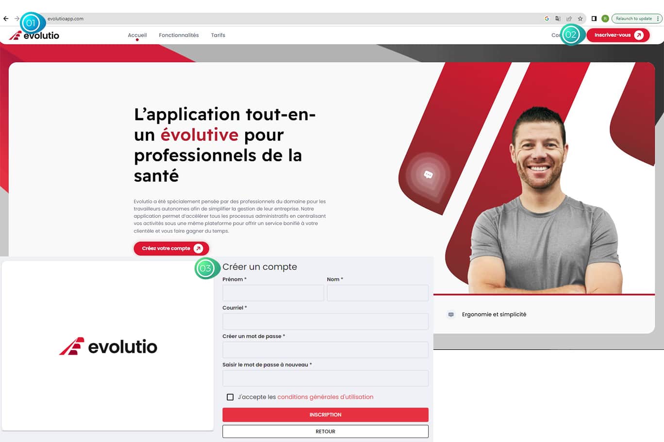 Application pour professionnels de la santé 1